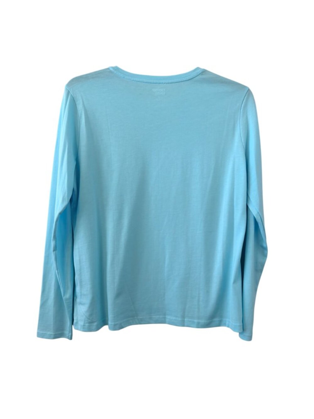 Lands End Light Blue Supima Cotton Long Sleeve Shirt Sz M shirt. NWT - Picture 11 of 12